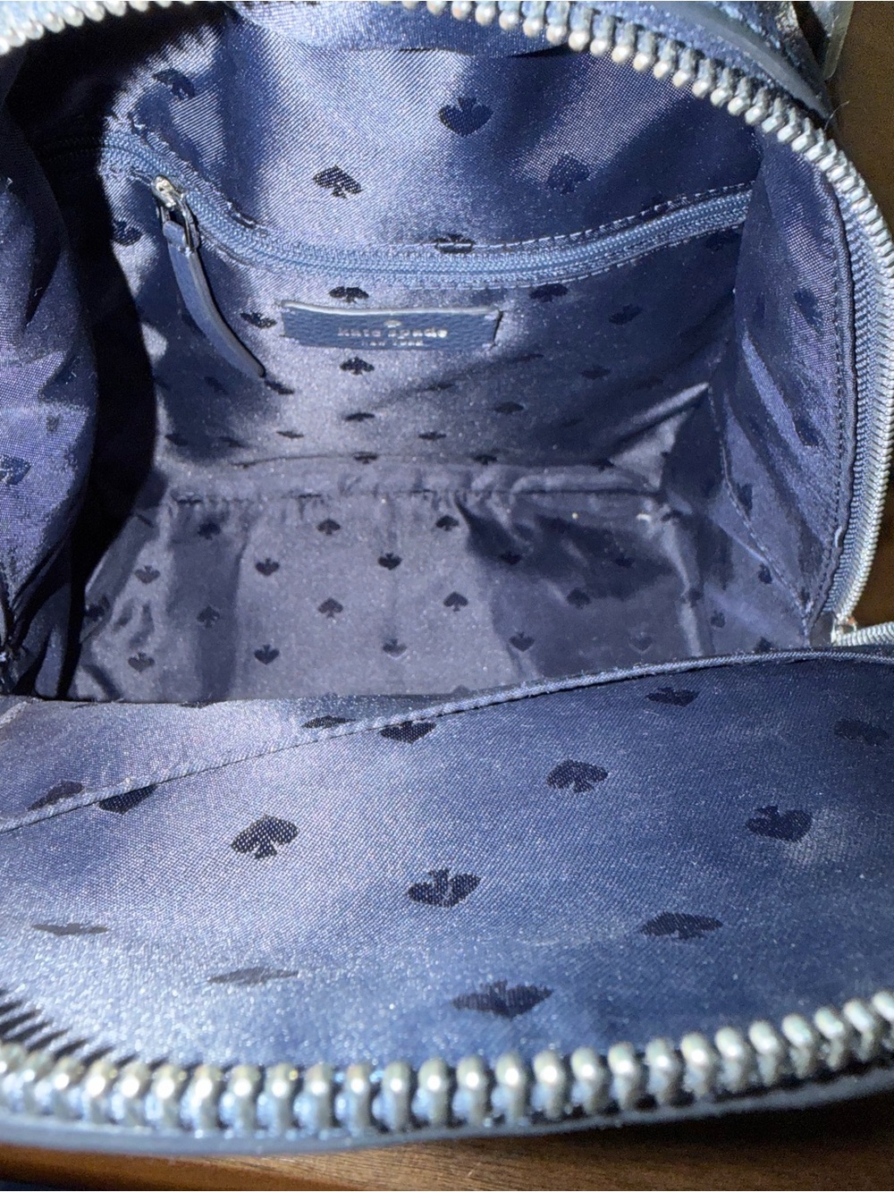 Kate Spade New York Navy BlueLeather Small Backpack - Picture 7 of 9